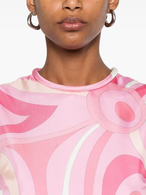 PUCCI Iride-print mini dress - Pink