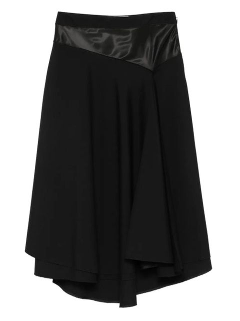 Marni satin-panel midi skirt - Black - zdjęcie produktu nr 1