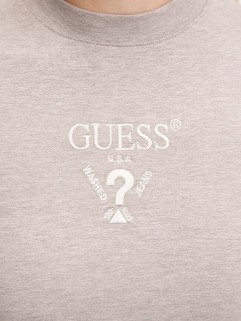Guess sukienka COLETTE kolor beżowy mini prosta V4YK02 KCDH1