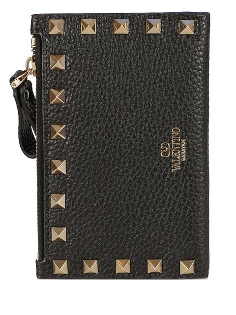 Valentino Garavani Rockstud zipped wallet - Black - zdjęcie produktu nr 1