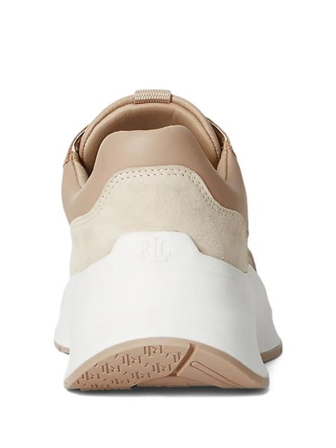 Lauren Ralph Lauren Franky panelled sneakers - Neutrals