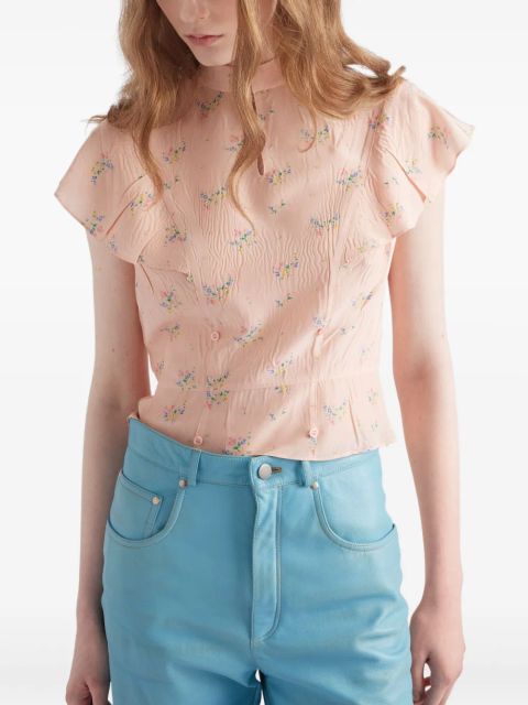 Prada Floral print shirt - Pink