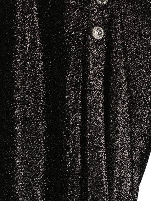 Rabanne draped midi skirt - Black