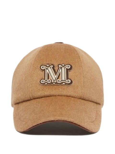 Max Mara logo-embroidered baseball cap - Brown - zdjęcie produktu nr 1
