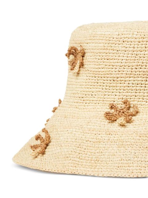 Alanui floral-motif bucket hat - Neutrals - zdjęcie produktu nr 2