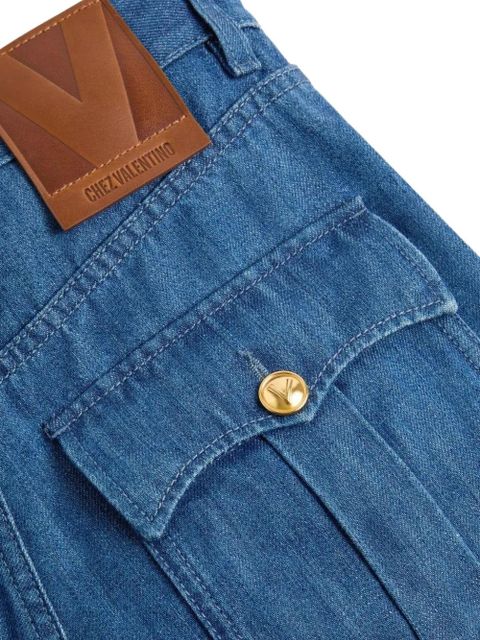 Valentino Garavani Lightweight wide-leg jeans - Blue