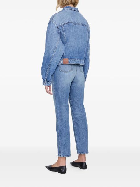 ANINE BING Quincy buttoned denim jacket - Blue
