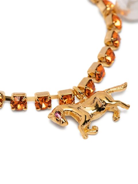 Marni crystal charm bracelet - Gold