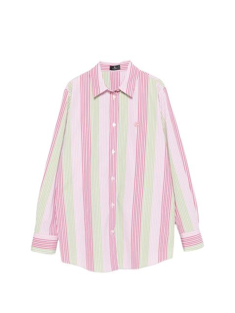 ETRO striped-pattern long-sleeve shirt - Pink - zdjęcie produktu nr 1