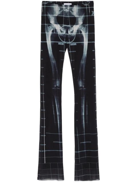 Jean Paul Gaultier Squeletor flared trousers - Black - zdjęcie produktu nr 1