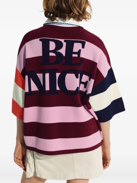 Essentiel Antwerp x Peanuts Snoppy-patch polo top - Brown