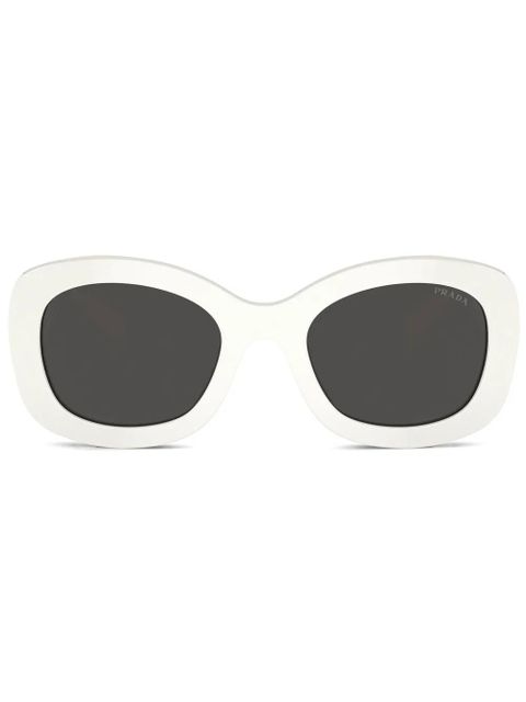 Prada Eyewear logo-embossed sunglasses - White - zdjęcie produktu nr 1