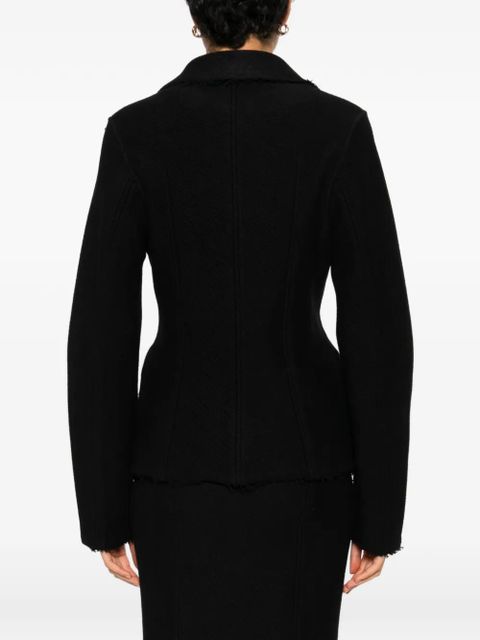 TOTEME raw hem jacket - Black - zdjęcie produktu nr 2
