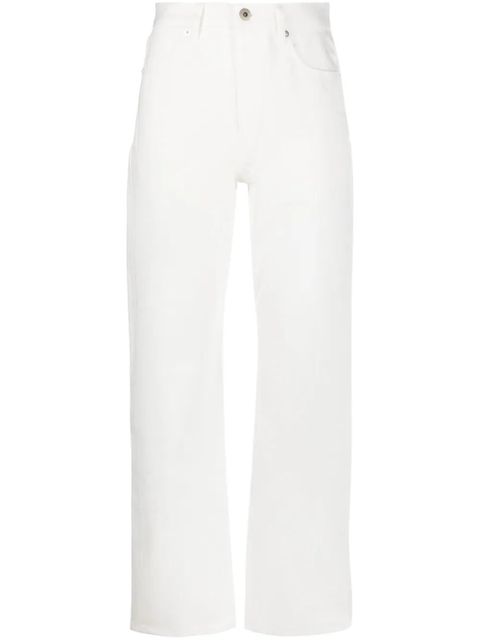 Jil Sander straight-leg cotton trousers - White - zdjęcie produktu nr 1