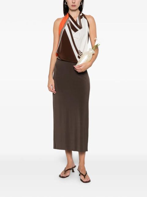 SIR. Destino Scarf halterneck top - Orange - zdjęcie produktu nr 2