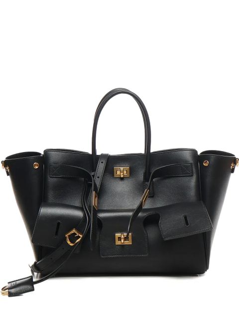 Balenciaga small Bell Air leather tote bag - Black - zdjęcie produktu nr 1