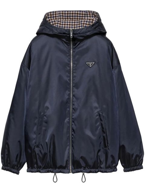 Prada Re-Nylon blouson jacket - Blue