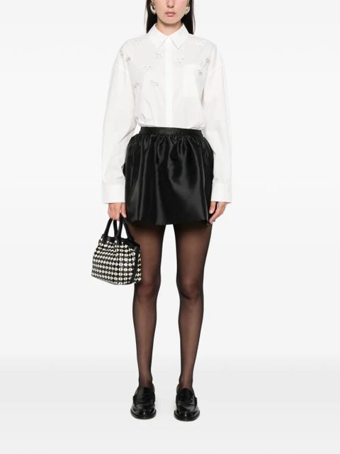 Maje bow-buttoned shirt - White