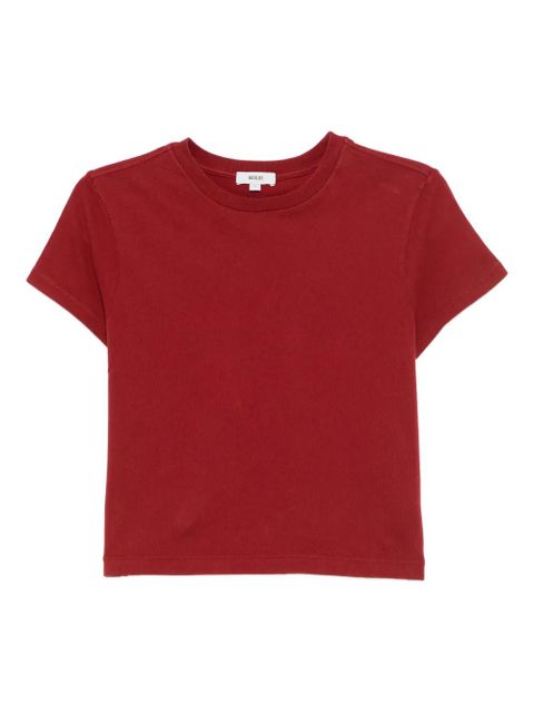 AGOLDE Adine shrunken T-shirt - Red - zdjęcie produktu nr 1