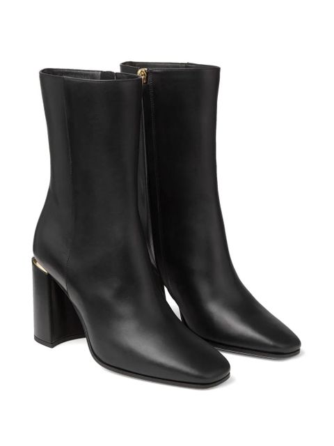 Jimmy Choo Loren 85mm almond-toe ankle boots - Black - zdjęcie produktu nr 2