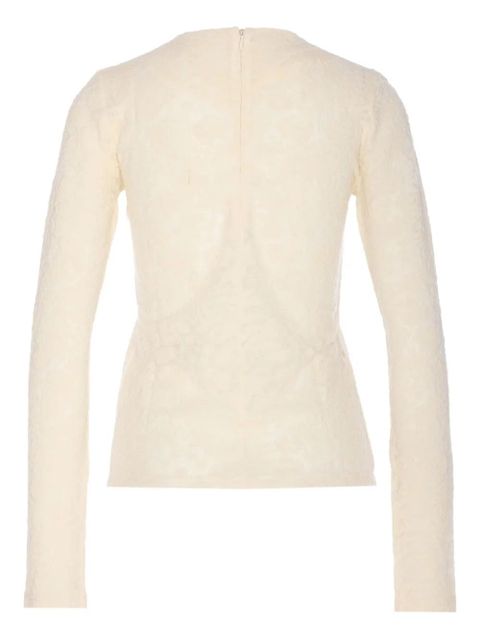 PINKO Marinara zip crew-neck top - Neutrals - zdjęcie produktu nr 2