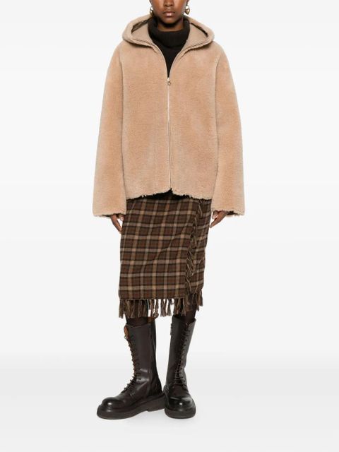 Maje hooded zip-up jacket - Brown - zdjęcie produktu nr 2