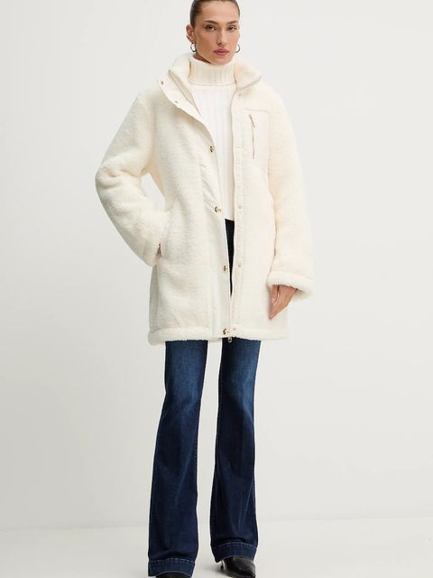 Liu Jo kurtka dwustronna kolor beżowy przejściowa TF5047.E0912