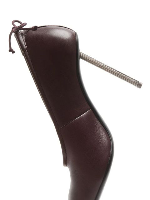 Acne Studios 100mm pointed-toe leather pumps - Brown