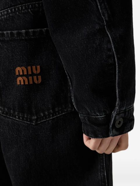 Miu Miu black denim jacket