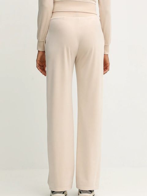 Guess spodnie dresowe COUTURE damskie kolor beżowy gładkie V3BB26 K0232