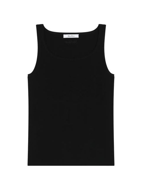 Max Mara ribbed-knit tank top - Black - zdjęcie produktu nr 1