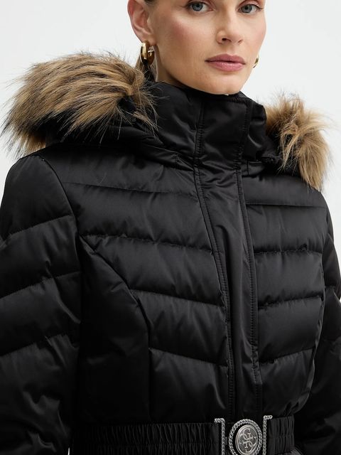 Guess kurtka puchowa MARINA kolor czarny zimowa W5BL31 W2802