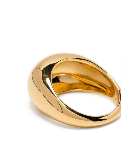 Missoma gold-plated sterling silver Chubby dome ring - zdjęcie produktu nr 1