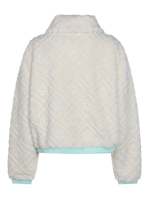 Casablanca textured zip-up jacket - White - zdjęcie produktu nr 2