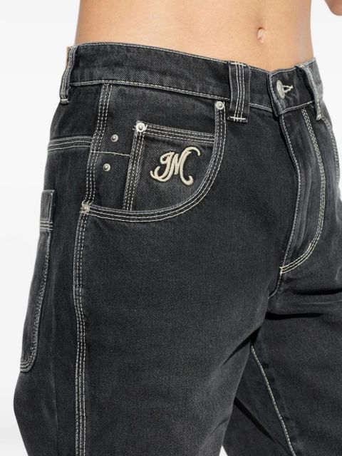 ISABEL MARANT Jeyda embroidered jeans - Black