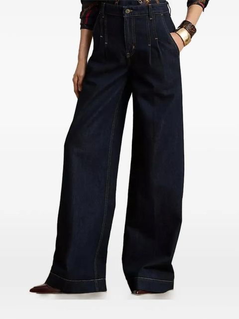 Lauren Ralph Lauren pleated jeans - Blue - zdjęcie produktu nr 1