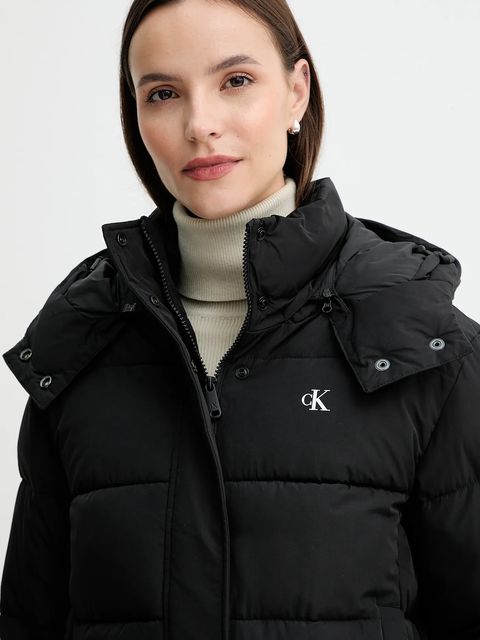 Calvin Klein Jeans kurtka kolor czarny zimowa LV047D513G