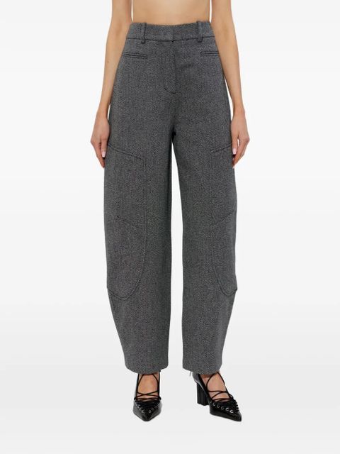 GANNI pocket trousers - Grey