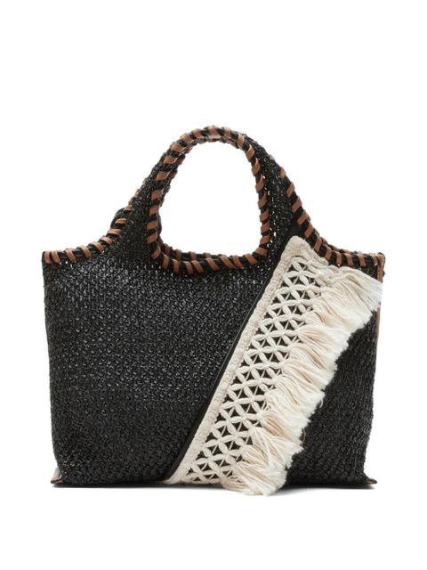 3.1 Phillip Lim mini Market fringe-trim tote bag - Black - zdjęcie produktu nr 2