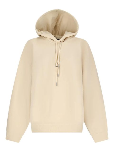 Sportmax drawstring-detail hoodie - Neutrals - zdjęcie produktu nr 1