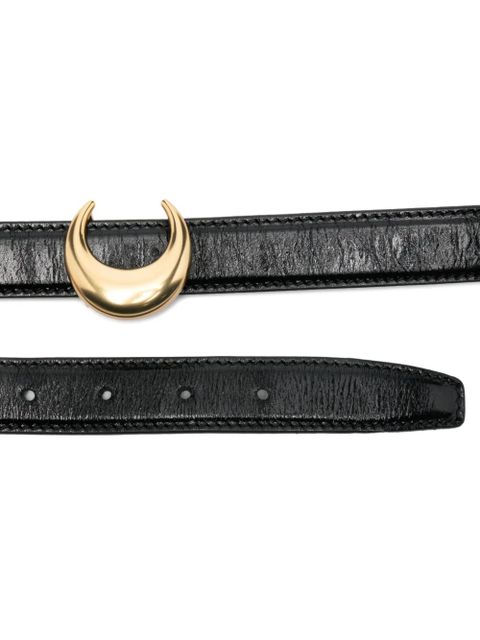 Marine Serre crescent-moon buckle belt - Black - zdjęcie produktu nr 2