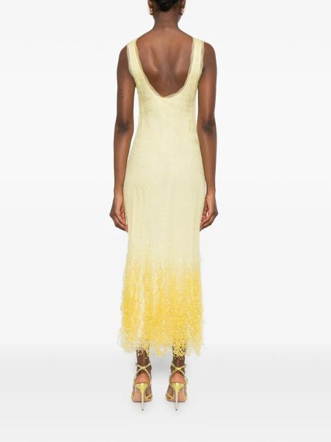 Simkhai lace midi dress - Yellow