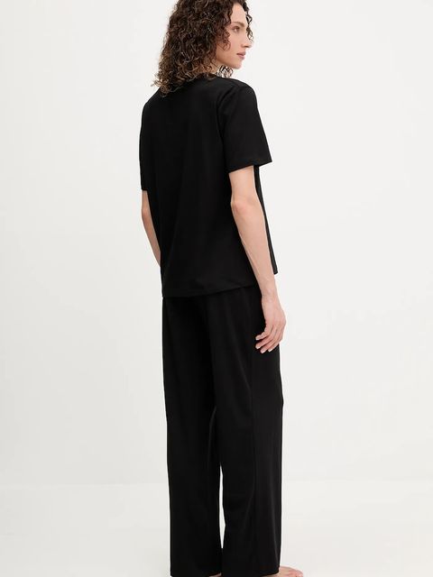 BOSS piżama damska kolor czarny 50545568