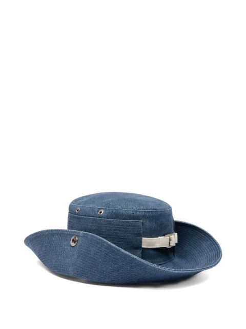 Jacquemus brim tie hat - Blue - zdjęcie produktu nr 2