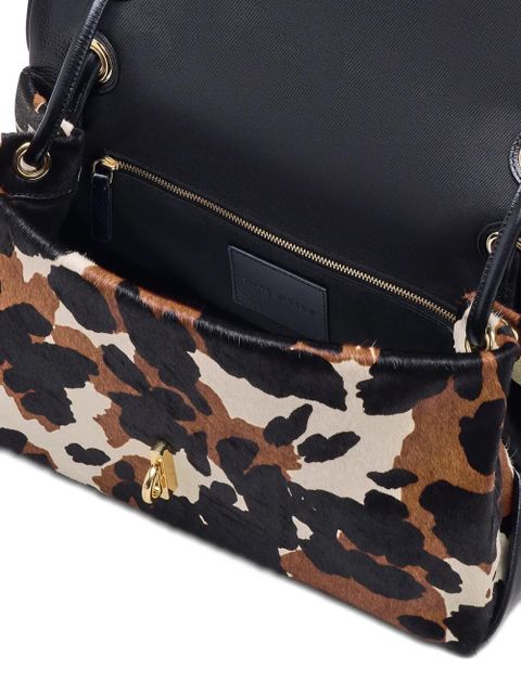 Marc Jacobs large Dual hair-calf shoulder bag - Brown