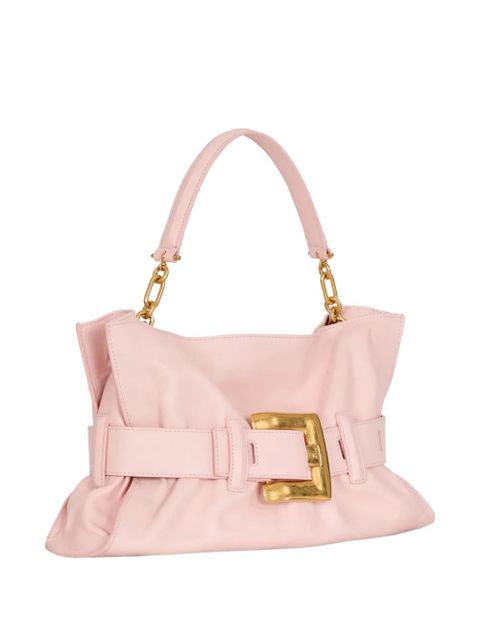 Balmain medium Anthem bag in smooth leather - Pink