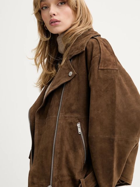 Gestuz ramoneska zamszowa