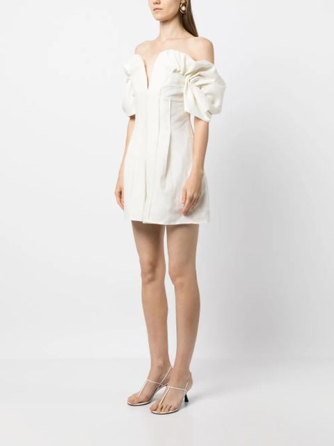 Cult Gaia Asal off-shoulder dress - White