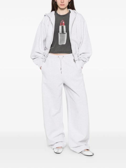 Alexander Wang lipstick-print T-shirt - Grey - zdjęcie produktu nr 2