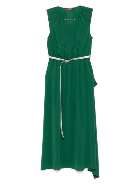 Max Mara sleeveless belted dress - Green - zdjęcie produktu nr 1